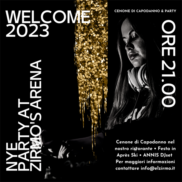 Welcome 2023 at El Zirmo - NYE Party at Zirmo's Arena Voliera